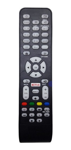 Controle Compatível Com Tv Aoc Com Botão Netflix Led Smart