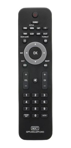 Controle Compatível Com Tv Led Lcd Philips 32 42pfl3403 5403