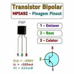 Kit 25 Transistor Mpsa92 Mpsa 92 Mps A92 Mps A 92 na internet