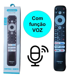 Controle Compatível Tv Tcl Smart 4k Rc802v Comando De Voz - comprar online