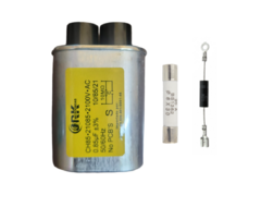 Capacitor De Alta Tensão Microondas 0.85uf 2100v Fusív Diodo