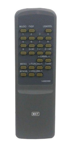 Controle Compatível Com Tv Mitsubishi Tubo Tc1498 1499 2098 - comprar online