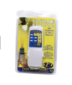 Kit Controle e Receptor PW para ventilador de teto com lampadas