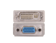 Adaptador Dvi-i 24+5 Pinos Macho P/ Vga 15 Pinos Femea