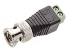 Conector Bnc Macho Com Borne Para Cftv - Kit com 10 pc