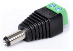 Conector P4 Macho Com Borne Cftv Com 10 Peças