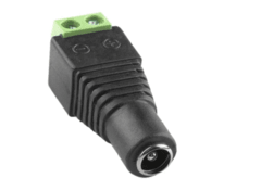 Conector P4 Fêmea Com Borne Cftv Com 10 Peças