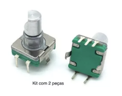 Kit com 2 Potenciômetro Encoder 12,5mm Pioneer Positron Buster - comprar online