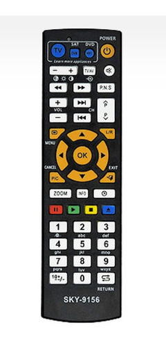 Controle Remoto Universal Tv/dvd Learning Copiador L336