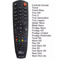 Controle Remoto Para Receptor Duosat Trend Hd Sky-7491 na internet