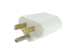 Pino Plug Adaptador Tripolar Reverso 2 Pinos + Terra 15a - comprar online