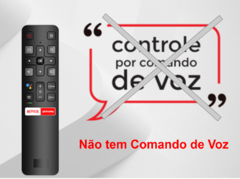 Controle Remoto Tv TCL Smart Rc802v 55p8m Netflix Globoplay - Ponto de Eletrônicos Acessórios Ltda