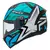 Capacete Peels SPIKE II Preto e Verde Água - comprar online