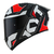 CAPACETE KYT TT COURSE ELECTRON GREY/RED