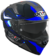 CAPACETE KYT R2R LED MATT BLACK/BLUE - Mec Motos - O prazer de andar sobre duas rodas