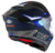 Imagem do CAPACETE KYT R2R LED MATT BLACK/BLUE