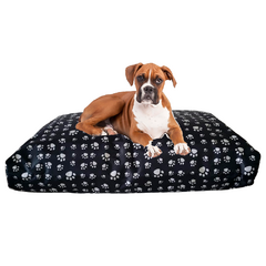 FUNDA PARA CAMA DE PERRO MEDIANO 90X60X10 CON ESTAMPA