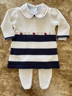 Vestido joaninha - Baby Fio Tricot Infantil