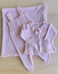 Saída maternidade crochê - Baby Fio Tricot Infantil