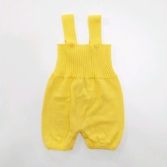 Salopete Curta Baby Fio Amarelo - comprar online