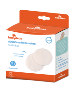 Absorventes Para Seios Babydeas ® Laváveis E Reutilizáveis 3 Pares - comprar online