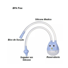 Imagem do ASPIRADOR NASAL INFANTIL LIMPA NARIZ