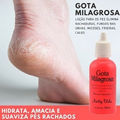 Gota Milagrosa Para Pés Combate Rachadura Ressecamento 30ml - loja online