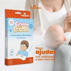 Fever Friends - Compressas Refrescantes em Adesivo para Alivio a Febre