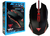 MOUSE PATRIOT VIPER V530 RGB USB 6 COLORES SELECCIONABLES 7 BOTONES PROGRAMABLES SENSOR OPTICO 4000PPP CABLE TRENZADO 2.2MTS