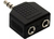 ADAPTADOR DIVISOR PLUG 3.5 A 2 JACK 3.5 STEREO - CONECTA 2 AURICULARES