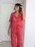 PIJAMA LARGO PINCELADAS MAGENTA en internet