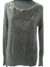 Sweater de hilo y lycra, negro, con lurex y detalles de lentejuelas, talle unico (a150316) - Namaste Argentina