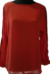 Camisola de gasa con linea lateral, roja, talle unico (u140818) - tienda online