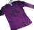 Remera de modal con detalles de encaje, violeta, talle 8 (0711) - comprar online