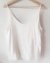 Musculosa de creppe, natural, talle M (n010419) - tienda online