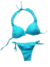 Bikini con less, turquesa, talle 90 (m021120)