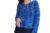 Sweater corto de pelo de mono, azul jaspeado, talle unico (aq050417) en internet