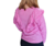 Remera de lanilla con volados en v, rosa, talle unico (mf050621) - comprar online