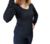 Sweater de hilo y lycra, talle unico, negro (in100317) en internet