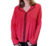 Camisola de gasa, roja con vivos negros, talle M (j010918) en internet