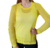 Sweater calado, amarillo intenso, talle unico, amplio (al010916)