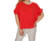 Camisola de creppe amplia, roja, talle unico (u120818) en internet