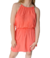 Vestido de fibrana, coral, talle unico, amplio (mc061216) - comprar online