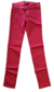 Pantalon chupin de gabardina elastizada, rojo, talle 14 (s031013)