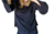 Camisola de fibrana con detalles de encaje, negra, talle unico (u110818) en internet