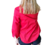 Camisa de gabardina elastizada, talle 3, manga 3/4, roja (i010815) en internet