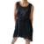 Vestido de gasa irregular, en capas, forrado, con encaje en la espalda, talle unico (a161115) - comprar online