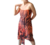 Vestido de gasa, forrado, talle 3, strapless (l010913) - comprar online