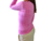 Camiseta termica escote en V, rosa, talle M/L (lc020617) - Namaste Argentina