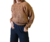 Sweater tejido, marron, talle unico (t040322)
